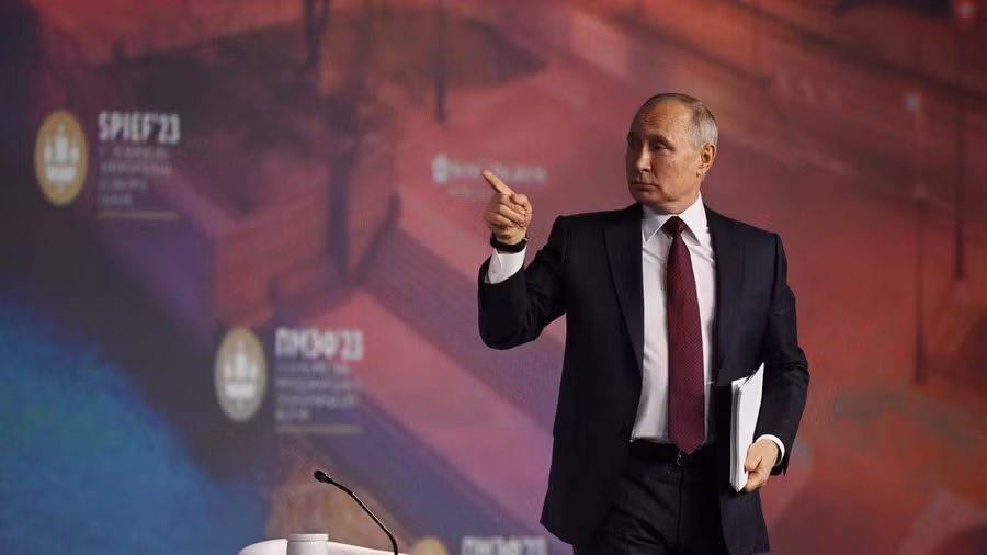 Tổng thống Nga Vladimir Putin.