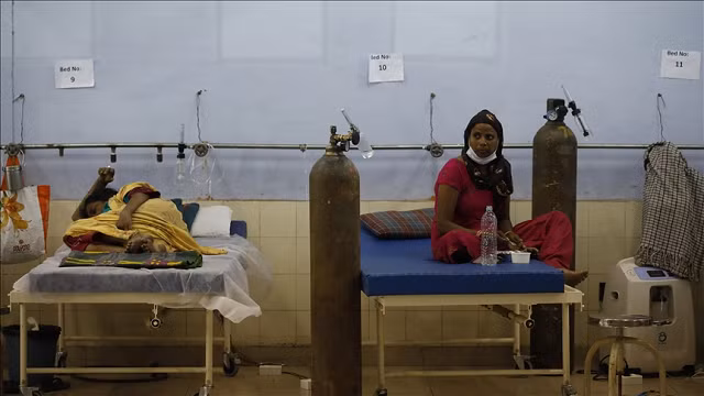 Tại một bệnh viện ở Ấn Độ.