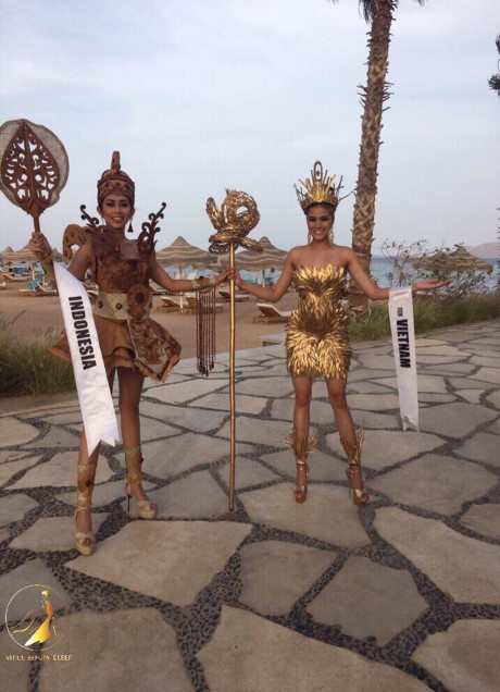 Nguyễn Thị Thành lọt top 3 với trang phục tái chế tại Miss Eco International - Ảnh 2 Nguyen Thi Thanh lot top 3 voi trang phuc tai che tai Miss Eco International - Anh 2