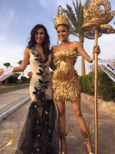 Nguyen Thi Thanh lot top 3 voi trang phuc tai che tai Miss Eco International - Anh 4