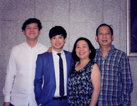 Nữ đại gia Dương Thanh Thủy cùng gia đình.