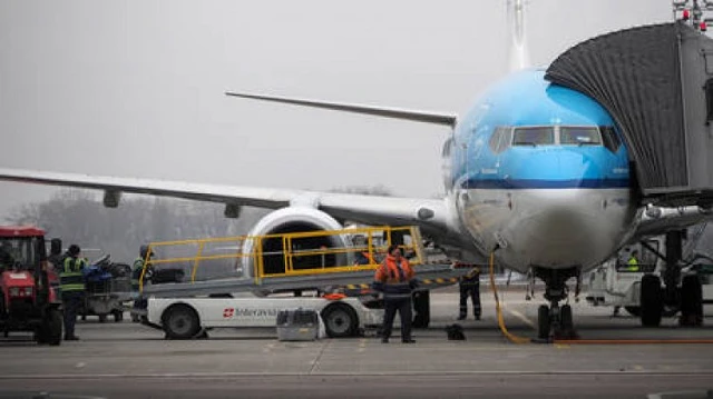  Sân bay Boryspil ở Ukraine.