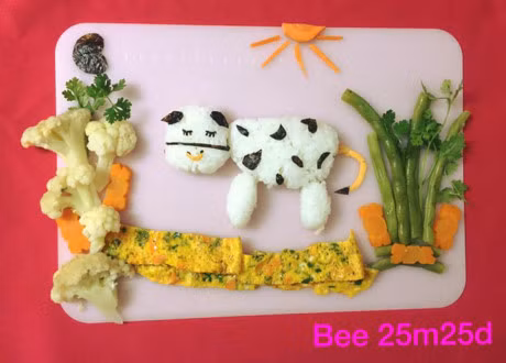 Hoc lom me Viet cach trang tri mon an dam cho con day mau sac - Anh 44