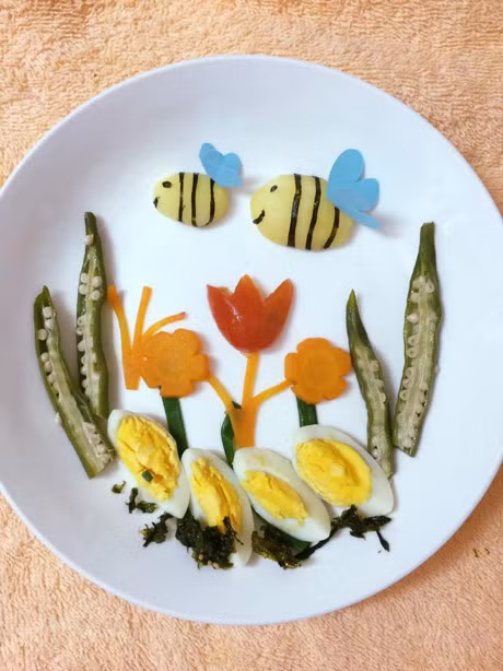 Hoc lom me Viet cach trang tri mon an dam cho con day mau sac - Anh 43