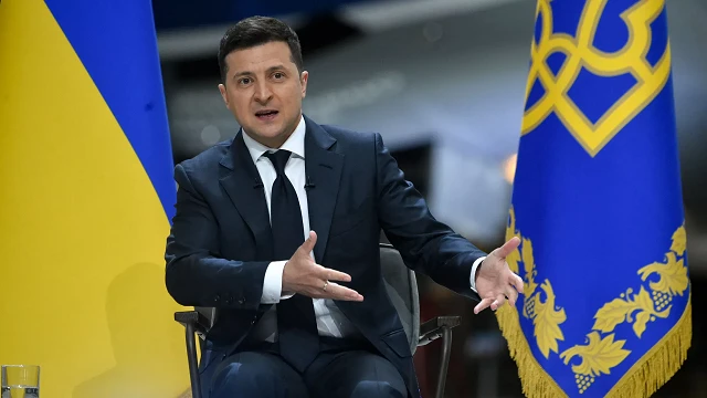 Tổng thống Ukraine Zelensky.