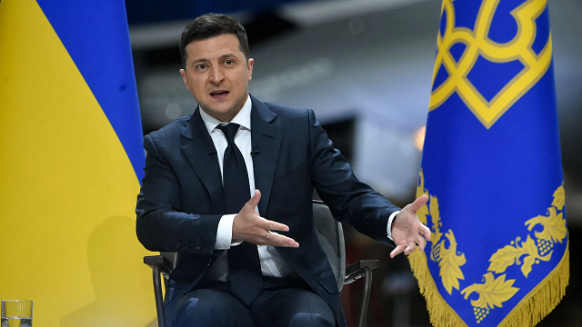 Tổng thống Ukraine Zelensky.