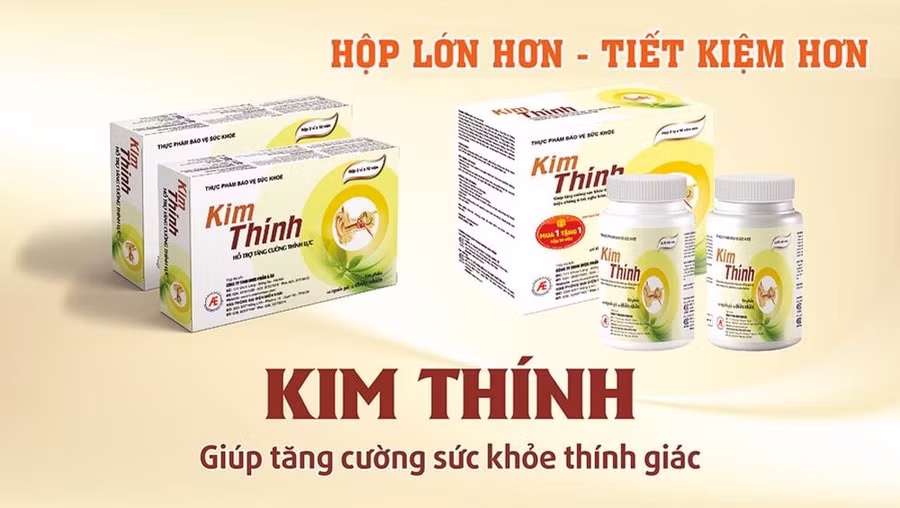 Sản phẩm thảo dược Kim Thính giúp cải thiện tình trạng tai nghễnh ngãng.