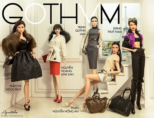 5 cô gái đẹp nhất cuộc thi Hoa hậu búp bê Việt Nam