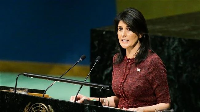 Đại sứ Mỹ tại Liên hợp quốc Nikki Haley.
