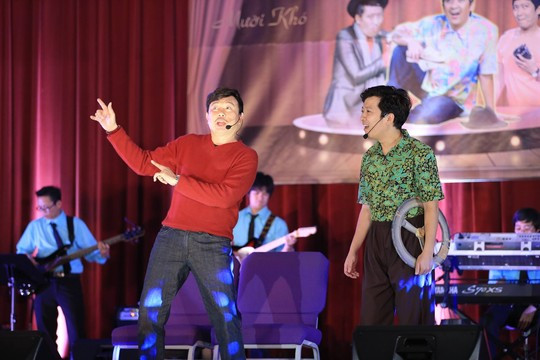 Trường Giang “đại náo” đất Mỹ! ảnh 5 NS Trường Giang và Chí Tài diễn tại Mỹ