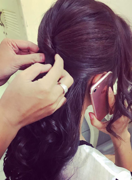 Diễn viên Nguyệt Ánh lên xe hoa với ông xã người Ấn Độ - Ảnh 2 Dien vien Nguyet Anh len xe hoa voi ong xa nguoi An Do - Anh 2