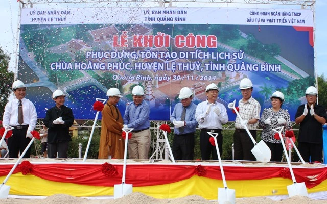 Lễ động thổ Chùa Hoằng Phúc được tổ chức ngày 30/11