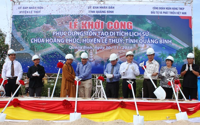 Lễ động thổ Chùa Hoằng Phúc được tổ chức ngày 30/11