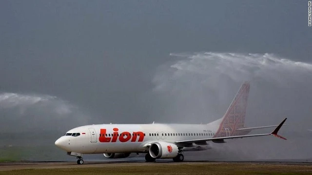 Một máy bay Boeing 737 Max 8 của Lion Air 