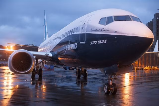 Một chiếc Boeing 737 Max tại Washington, Mỹ.