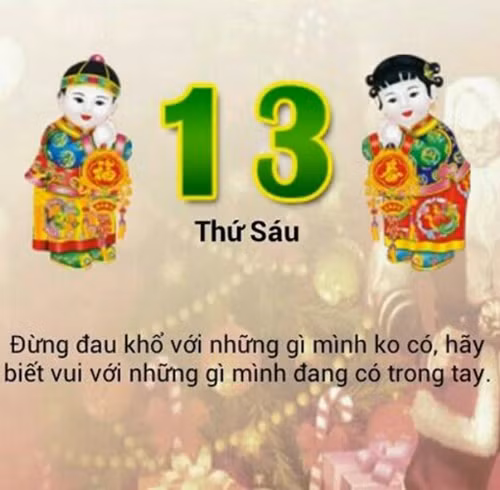 Ảnh chế vui nhộn thứ 6 ngày 13
