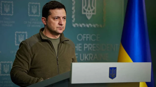 Tổng thống Ukraine Zelensky.