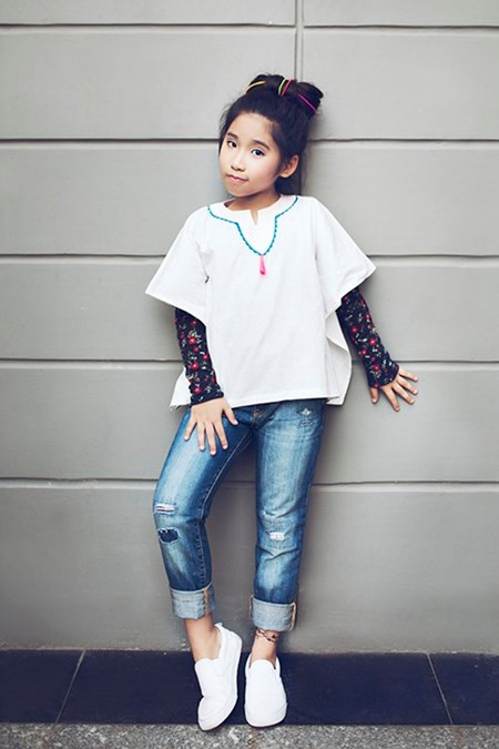 “Co be Viet Han” gay an tuong voi album nhac thieu nhi