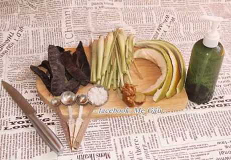 Tu lam nuoc rua bat, dau goi 100% tu thien nhien - Anh 1