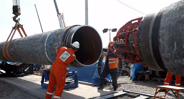 Đường ống dự án Nord Stream 2.