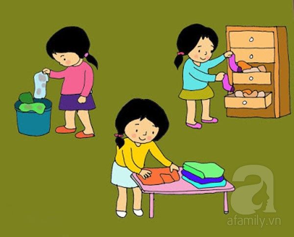 Việc bé nên tự làm Việc bé nên tự làm