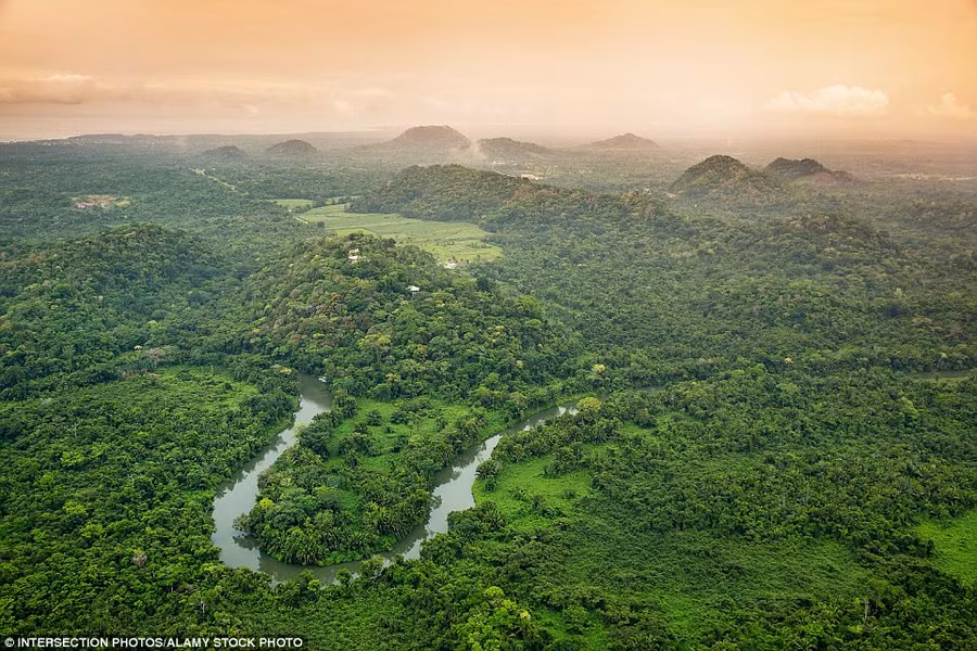 Đảo Belize có mặt trong danh sách nhờ phong cảnh xanh mướt cây cỏ. Đây còn được xem là thiên đường của những thợ lặn.