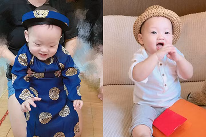 Con trai Mạc Hồng Quân lớn phổng phao giống bố như đúc