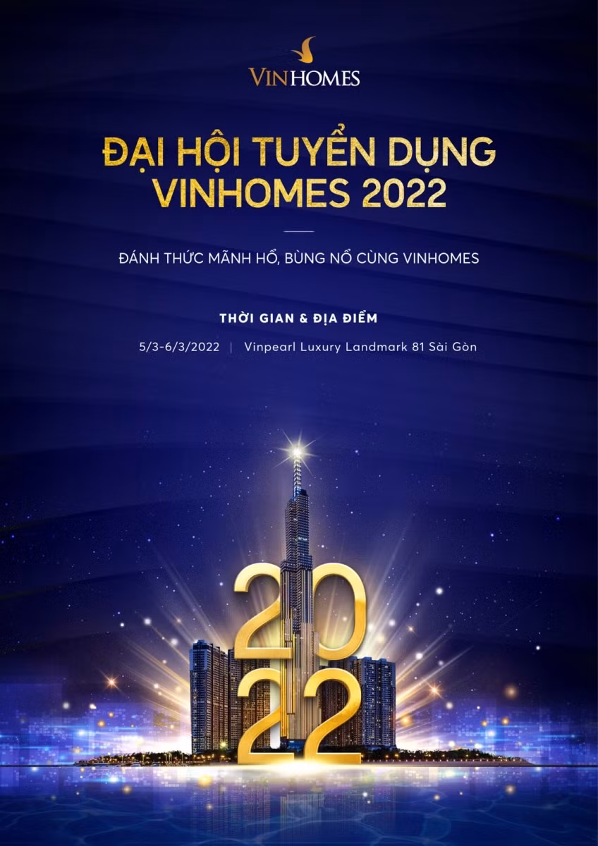 Vinhomes tổ chức Đại hội tuyển dụng đầu tiên của năm 2022