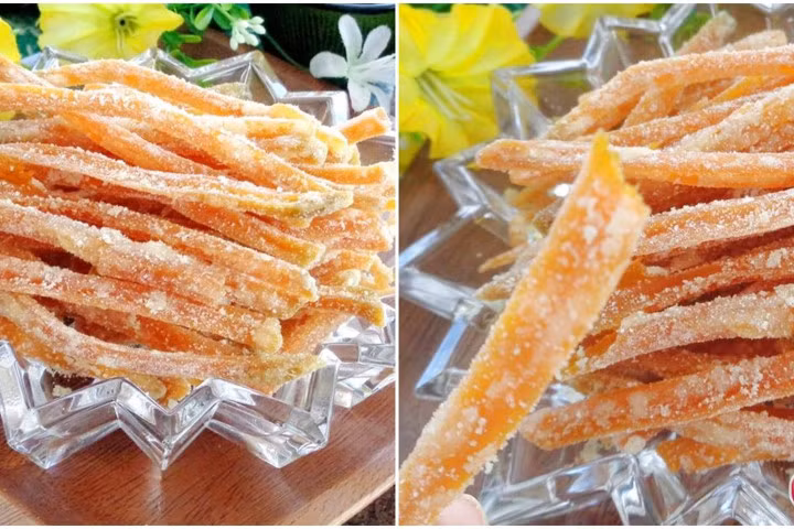 Cách làm mứt bí đỏ vừa ngon lại không bị chảy nước