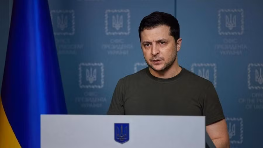Tổng thống Ukraine Zelensky.