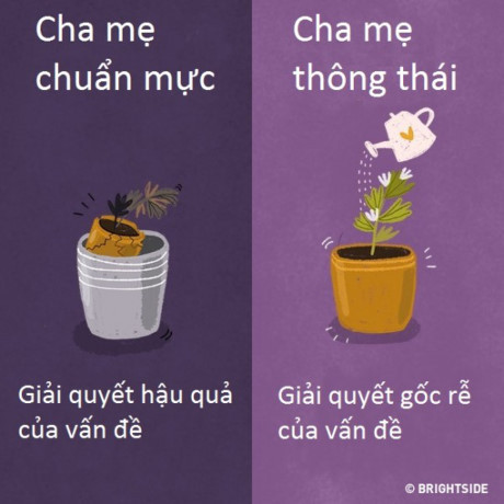 11 khác biệt giữa cha mẹ chuẩn mực và cha mẹ thông thái - Ảnh 2 11 khac biet giua cha me chuan muc va cha me thong thai - Anh 2
