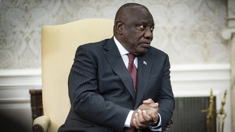 Tổng thống Nam Phi Cyril Ramaphosa.