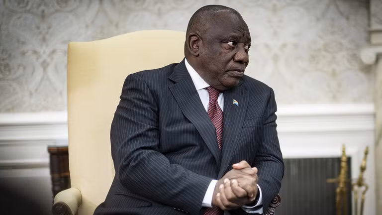 Tổng thống Nam Phi Cyril Ramaphosa.