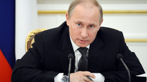 Tổng thống Nga Vladimir Putin 