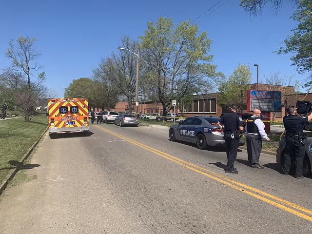 Cảnh sát có mặt tại hiện trường.