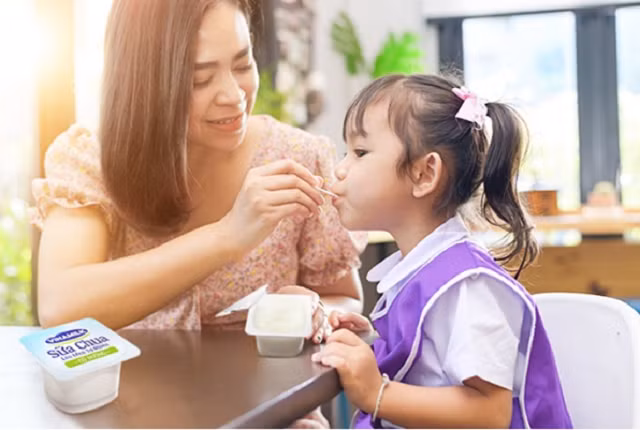 Hệ tiêu hóa khỏe mạnh giúp tăng cường đề kháng. Ảnh: Vinamilk