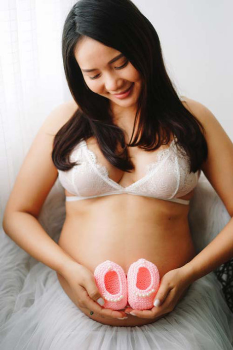 Nhan sắc thay đổi của sao Việt khi mang thai, sinh con - Ảnh 11 Nhan sac thay doi cua sao Viet khi mang thai, sinh con - Anh 11