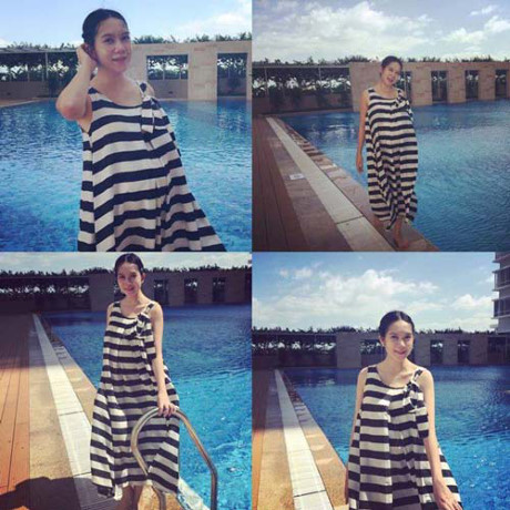 Nhan sắc thay đổi của sao Việt khi mang thai, sinh con - Ảnh 16 Nhan sac thay doi cua sao Viet khi mang thai, sinh con - Anh 16
