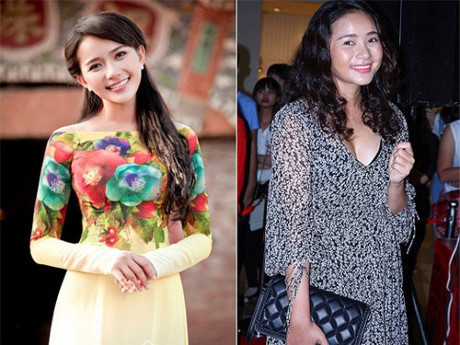 Nhan sắc thay đổi của sao Việt khi mang thai, sinh con - Ảnh 13 Nhan sac thay doi cua sao Viet khi mang thai, sinh con - Anh 13