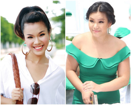 Nhan sắc thay đổi của sao Việt khi mang thai, sinh con - Ảnh 4 Nhan sac thay doi cua sao Viet khi mang thai, sinh con - Anh 4