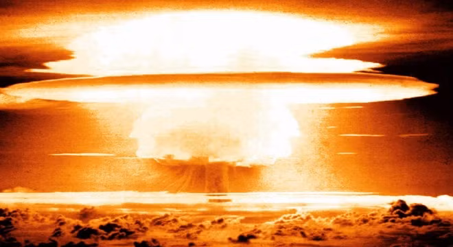 Hình ảnh một vụ thử bom nhiệt hạch của Mỹ