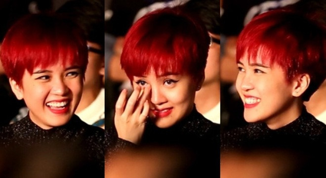 Thiều Bảo Trâm hò hét, khóc theo Sơn Tùng M-TP khi xem liveshow