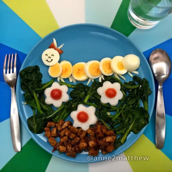 Trang trí món ăn từ trứng