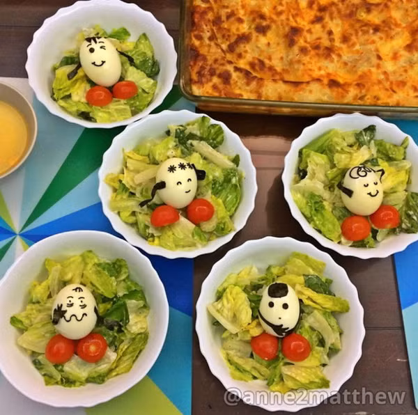 Trang trí món ăn từ trứng