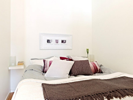Nội thất cá tính trong căn hộ trắng phong cách Scandinavian rộng 40m2 - Ảnh 9 Noi that ca tinh trong can ho trang phong cach Scandinavian rong 40m2 - Anh 9