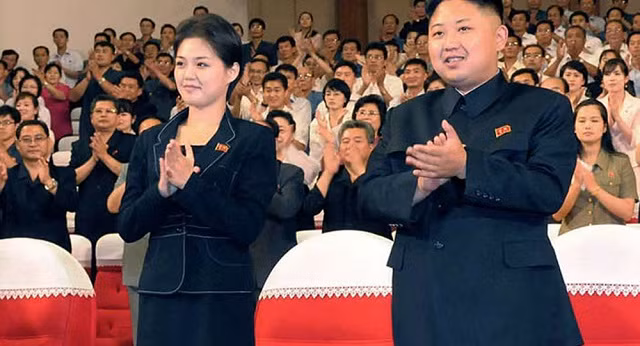 Ông Kim Jong un và phu nhân