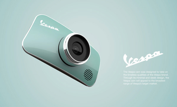 Máy ảnh phong cách xe Vespa 