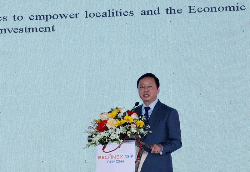 Phó Thủ tướng Trần Hồng Hà phát biểu tại buổi lễ. (Ảnh: Nhan Sáng/TTXVN) Phó Thủ tướng Trần Hồng Hà phát biểu tại buổi lễ. (Ảnh: Nhan Sáng/TTXVN)