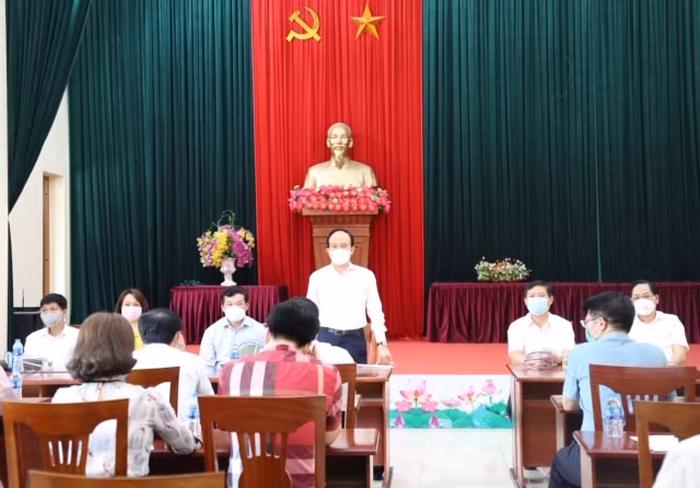 Đoàn công tác số 3 của Thành ủy Hà Nội làm việc tại huyện Thường Tín