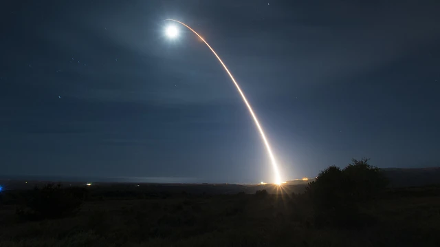 Một vụ phóng tên lửa Minuteman III của Mỹ.